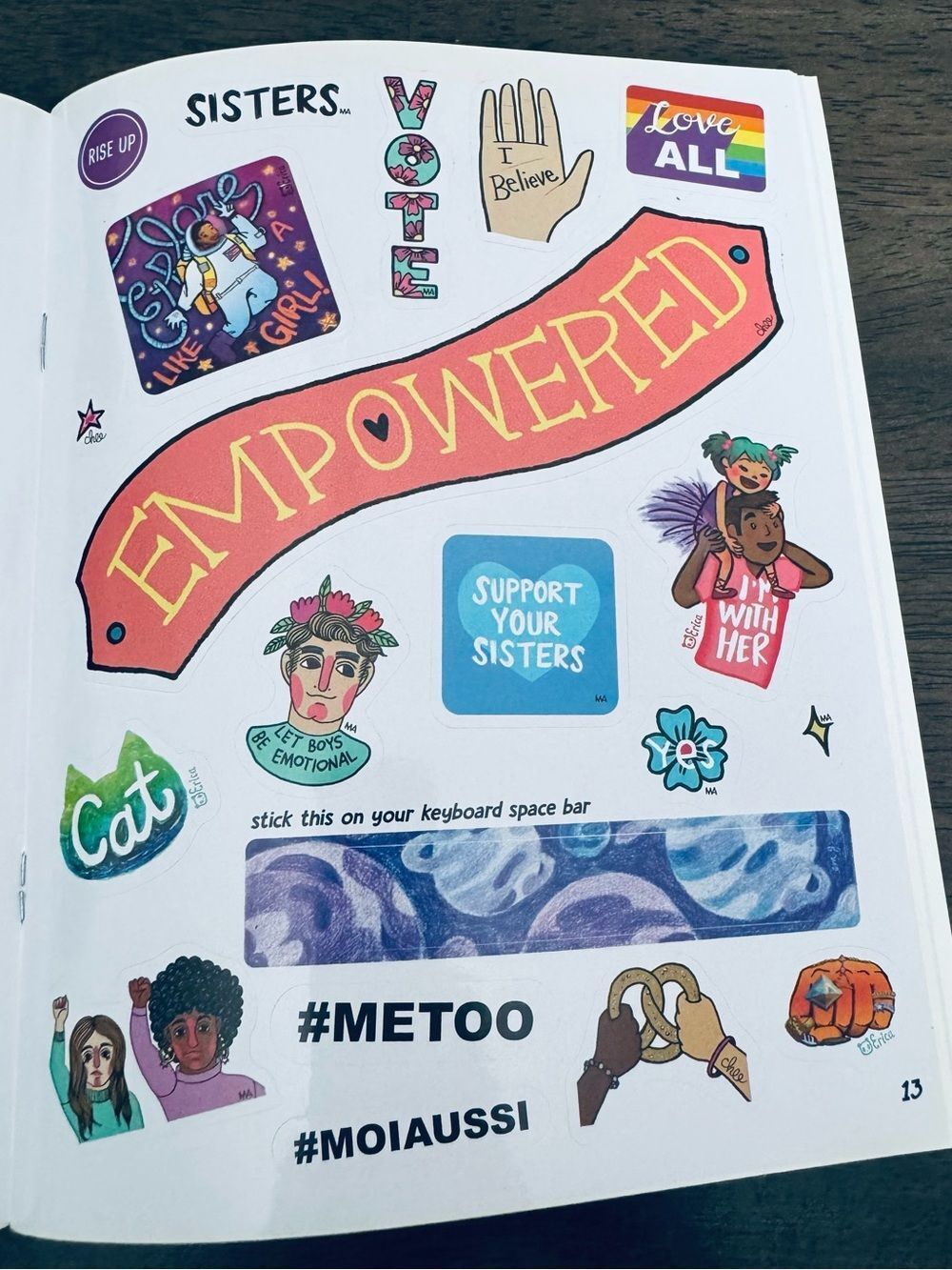 Feminist Female Empowered Stickers